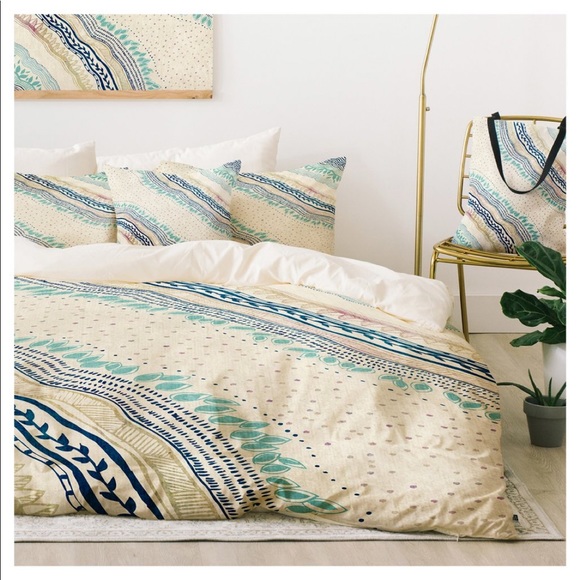 Blue Rosebudstudio Carefree Duvet Cover Set - Picture 2 of 6